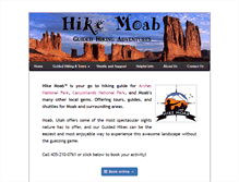 Tablet Screenshot of moabhiking.com